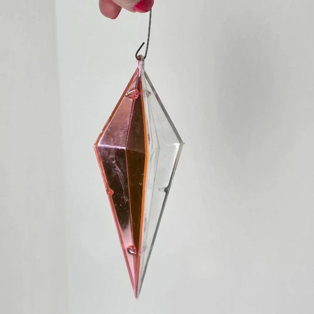 VTG Christmas Ornaments Lot Aluminum Bells Plastic Icicles Mirrored Ball 50s 60s